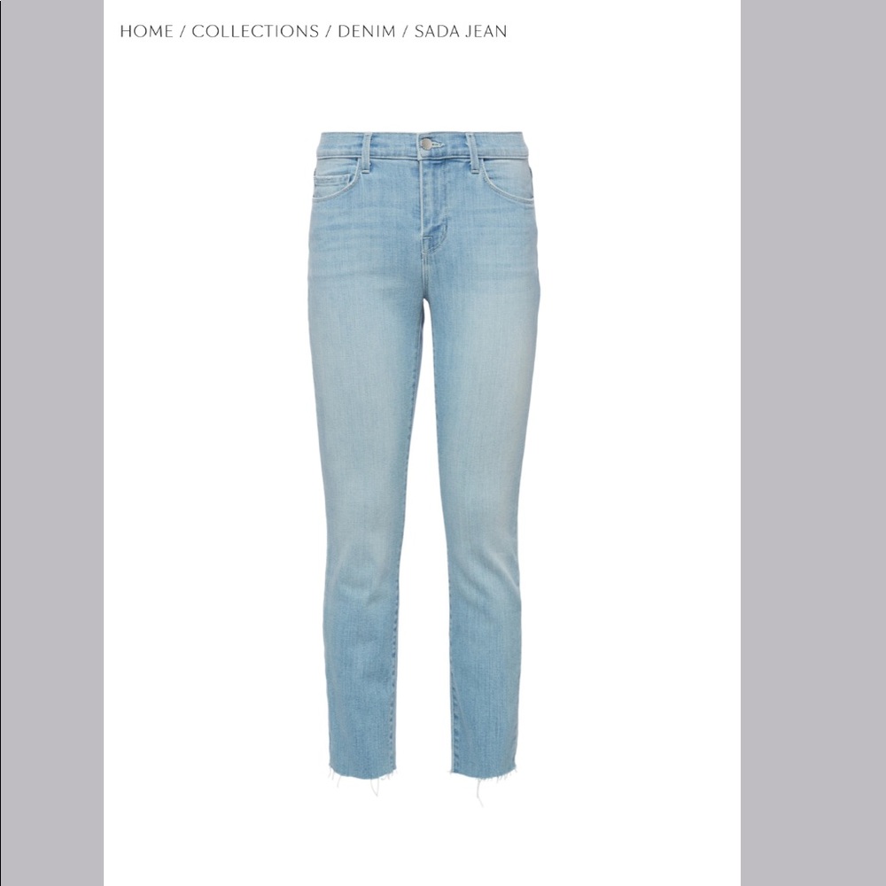 L’Agence high rise cropped Sada jeans in Hilton